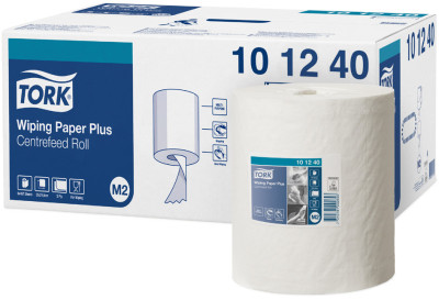 TORK Rouleau de papier nettoyant multi-usages, 1 pli, blanc