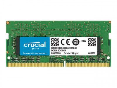 Crucial : 32GB DDR4-3200 MT/S (PC4-25600) CL22 DRX8 UNBUFF SODIMM 260PIN