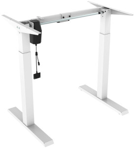 LogiLink Piètement de bureau, électrique, blanc