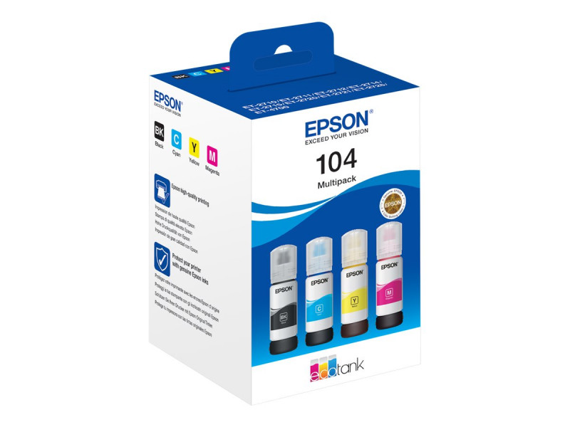 Epson 104 EcoTank 4-colour Multipack - Cartouche d'encre Epson sur