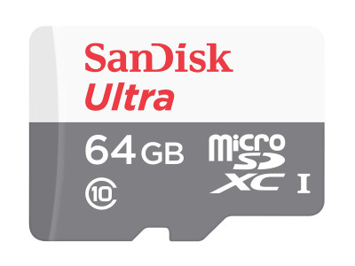 SANDISK : 64GB SANDISK ULTRA MICROSDXC + SD ADAPTER 100MB/S CLAS 10 UHS-I