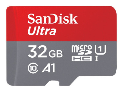 SANDISK : 32GB SANDISK ULTRA MICROSDHC+ SD 120MB/S A1 CLASS 10 UHS-I