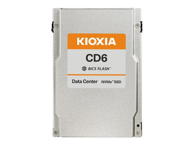 Kioxia : CD6-V ESSD 3200 GB PCIE4 1X4 U.3 15MM TLC BICS FLASH 3DWPD