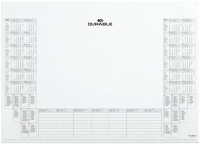 DURABLE Bloc de rechange pour sous-main avec calendrier