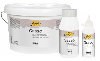 KREUL Apprêt acrylique SOLO Goya Gesso, blanc, 250 ml