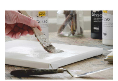 KREUL Apprêt acrylique SOLO Goya Gesso, blanc, 2,5 litres