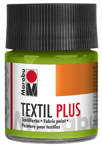 Marabu Peinture pour tissu Textil plus, 50 ml, citron 020