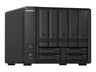 Qnap : TS-H973AX-8G 9BAY 4C8T2.2GHZ 8GB DDR4 2X 2.5GBE 1X 10GBASE-T