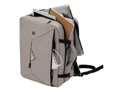 Dicota : BACKpack DUAL PLUS EDGE 13-15.6 LIGHT GREY