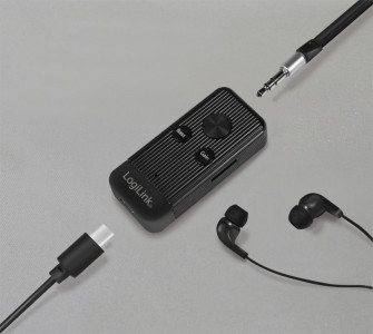 LogiLink Récepteur audio Bluetooth 5.0, noir