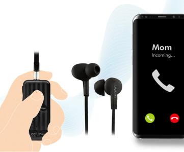 LogiLink Récepteur audio Bluetooth 5.0, noir