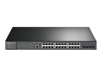 TP-Link : 28-PORT POE+ GIGABIT L2 SWITCH MANAGED avec 24-PORT POE+