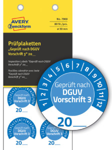 AVERY Zweckform Prüfplaketten 