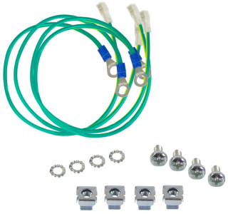 LogiLink Kit de câbles de mise à la terre pour baies 19