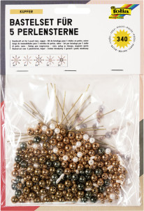 folia Kit d'étoiles en perles, 340 pièces, rouge