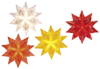 folia Feuilles de papier pliables étoile Bascetta, 75 x 75mm