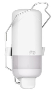 TORK Distributeur de savon liquide avec levier coude, blanc