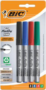 BIC Marqueur permanent Marking Fine ECOlustions, noir