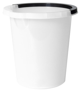 plast team Seau de nettoyage ATLANTA, 5 litres, blanc