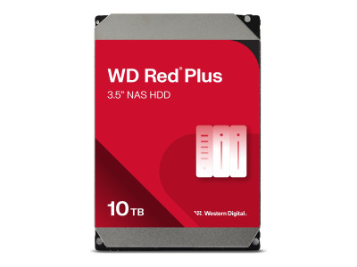 Western Digital : 10TB RED PLUS 256Mo CMR 3.5IN SATA 6GB/S INTELLIPOWERRPM