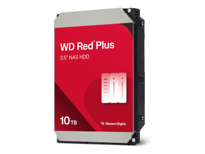 Western Digital : 10TB RED PLUS 256Mo CMR 3.5IN SATA 6GB/S INTELLIPOWERRPM