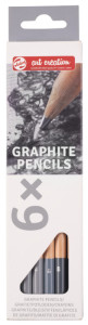 ROYAL Crayons graphite Art Creation, rond, étui de 12