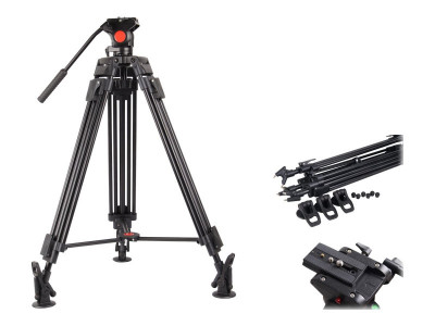 DLH : TRIPOD avec BALL PRO 1.63M pour CAMERA HEIGHT ADJUST 82-163CM