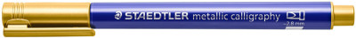 STAEDTLER Permanent-Marker metallic calligraphy, gold