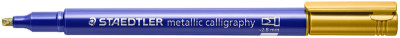 STAEDTLER Permanent-Marker metallic calligraphy, gold