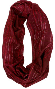 FISCHER Foulard multifonctions, microfibre, bordeaux