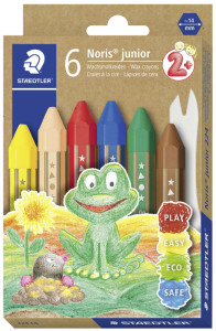 STAEDTLER Craie à la cire Noris junior, étui carton de 12