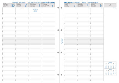 EXACOMPTA Recharge pour organiseur 