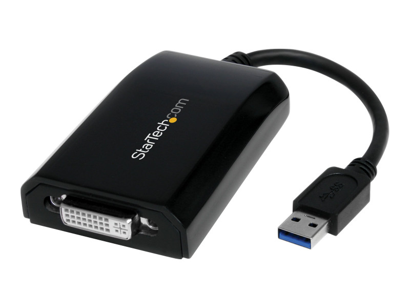 Adaptateur USB 3.0 vers DVI - Adaptateur Vidéo Double Écran/Multi-Écrans de  Carte Graphique /Vidéo Externe USB 3.0 vers DVI – Adaptateur d'Affichage