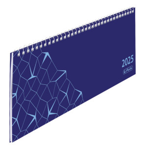 herlitz Tischkalender Compact 2019, blau