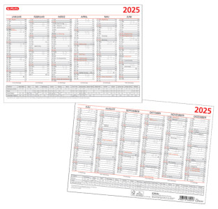 herlitz Tafelkalender 2019, DIN A4