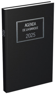 LECAS Agenda de La Banque Large 2024, 180 x 290 mm, 2 volumes