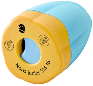 STAEDTLER Taille-crayon Noris junior, turquoise/jaune soleil