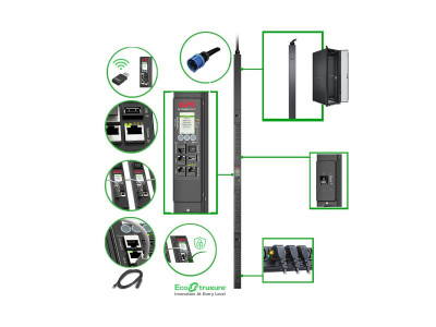 APC : RACK PDU 9000 SWITCHED ZEROU 32A 230V C13 C19