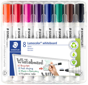 STAEDTLER Lumocolor Whiteboard-Marker 351, 4er Etui