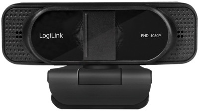 LogiLink Webcam USB Full HD à deux micros, noir