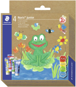 STAEDTLER Peinture aux doigts Noris junior, étui carton de 6