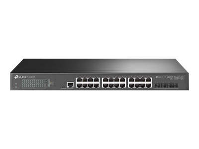 TP-Link : 24-PORT GIGABIT MANAGED SWITCH avec 4 10GE SFP+ SLOTS