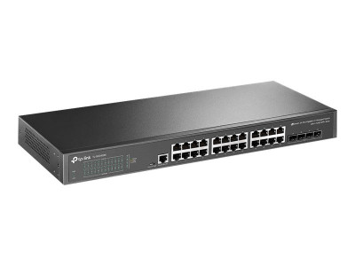 TP-Link : 24-PORT GIGABIT MANAGED SWITCH avec 4 10GE SFP+ SLOTS