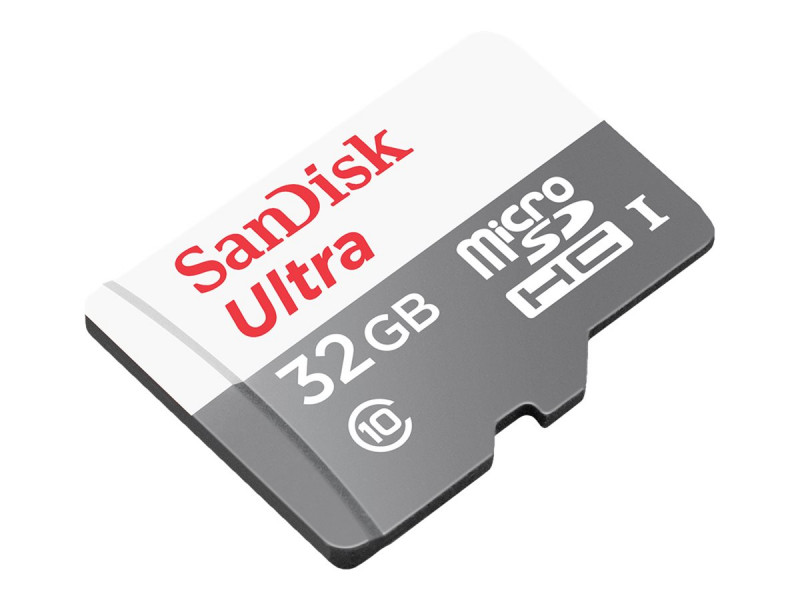 Carte mémoire SDHC UHS-I classe 10 de 32 Go SanDisk Ultra avec adaptateur