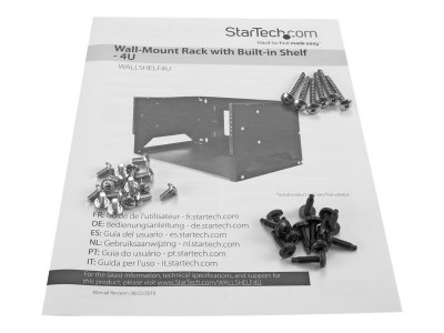 Startech : 4U WALL-MOUNTABLE SERVER RACK WALL RACK avec BUILT-IN SHELF