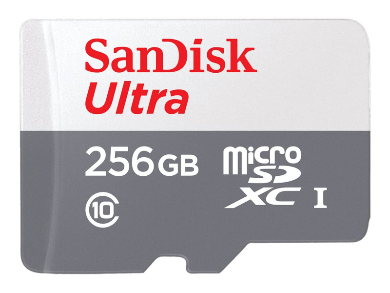 SanDisk Ultra microSDXC 256 Go + adaptateur SD - Carte mémoire