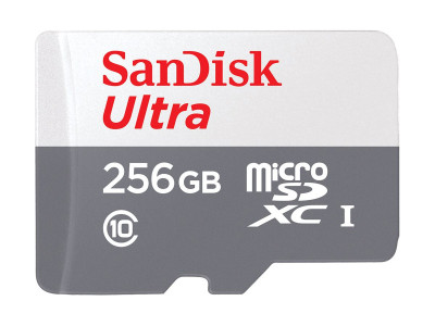 SANDISK : 256GB SANDISK ULTRA MICROSDXC SD ADAPTER 100MB/S CLASS 10 UHS-