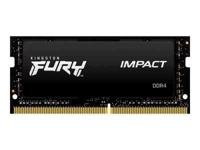 Kingston : 16GB DDR4-2666MHZ CL15 SODIMM 1GX8 FURY IMPACT