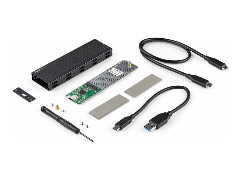 Boîtier SSD M.2 NVME avec 3 Ports USB 3.2, USB C 3.2 Gen2 10Gbps à
