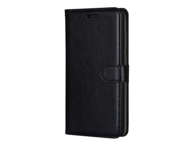 DLH : BLACK FOLIO CASE avec FLAP pour SAMSUNG GALAXY A21S